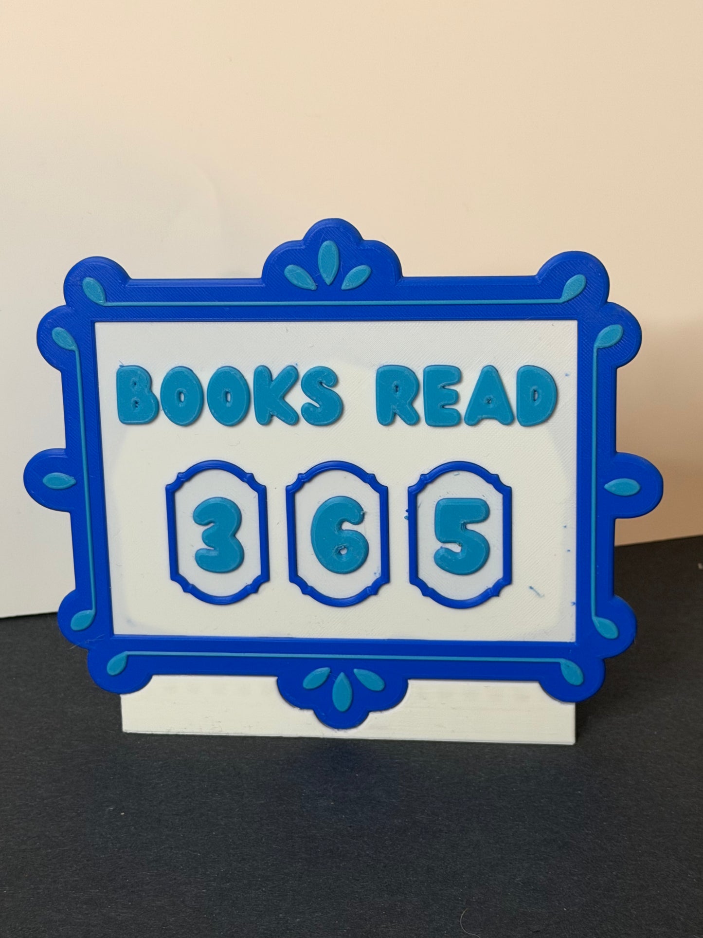 Books read counter