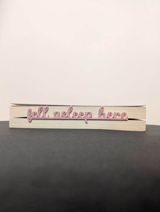 Side edge text bookmarks
